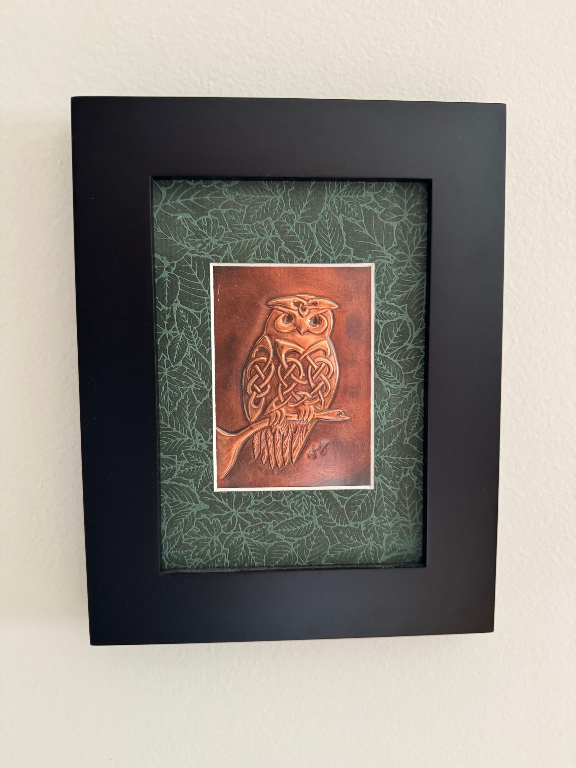 "Knotwork Owl," by Kathryn Looby